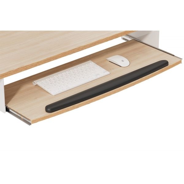 Стол письменный (для компьютера) угловой с электрической регулировкой по высоте EUREKA ERK-EHD-L60R-MW (правый), клен