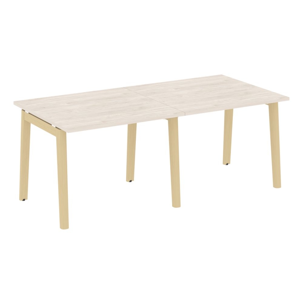 Стол переговорный (2 столешницы) ONIX WOOD OW.PRG-2.1 Денвер Светлый/Светлый