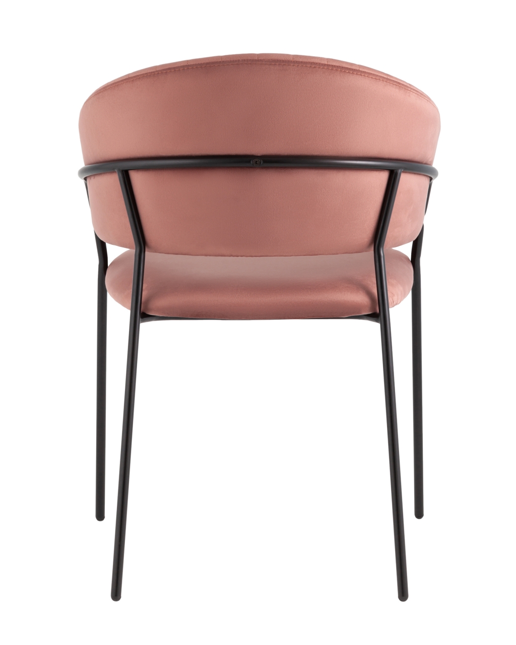 Стул Бруно велюр Пыльно-розовый