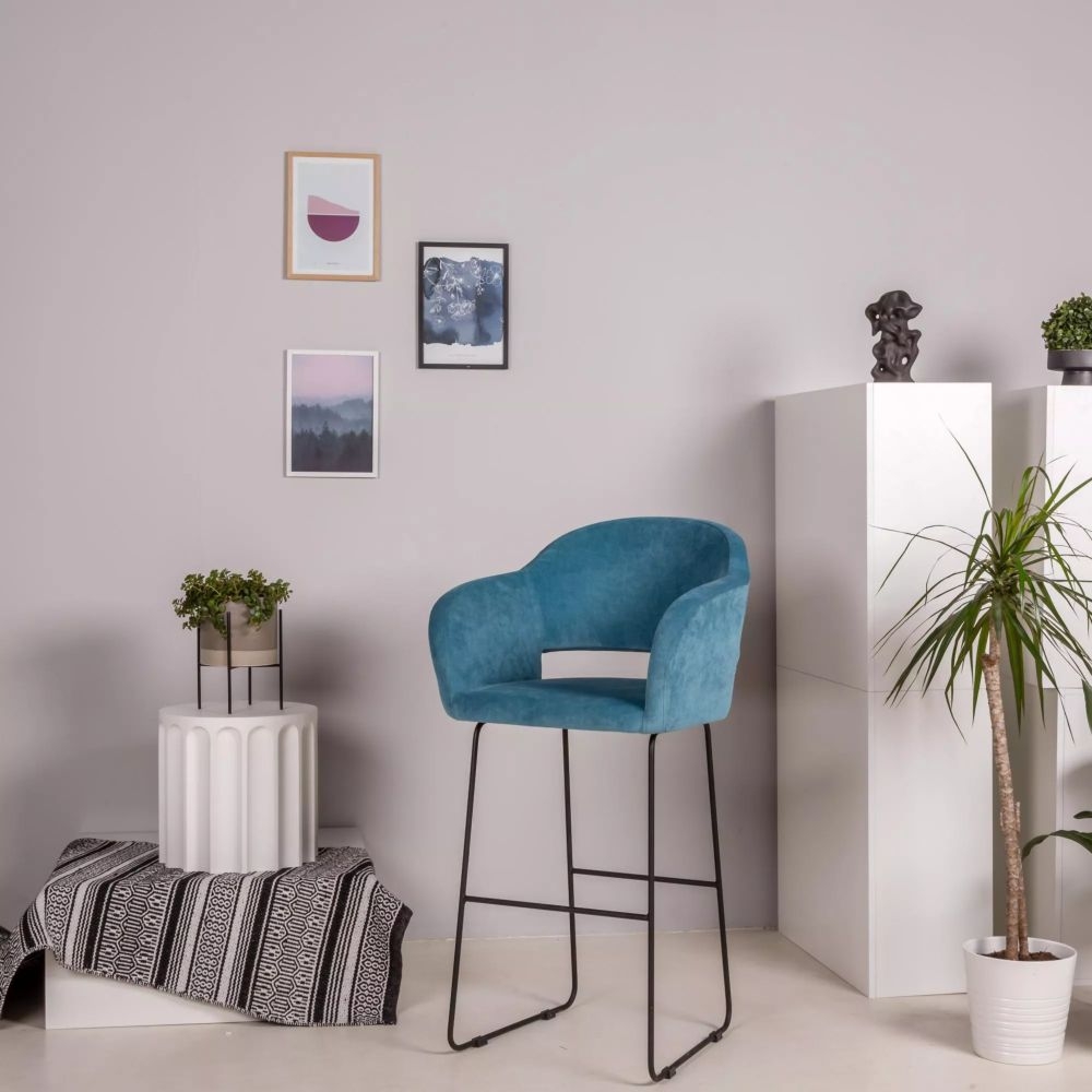 Стул барный Oscar (Б) Блю/Линк