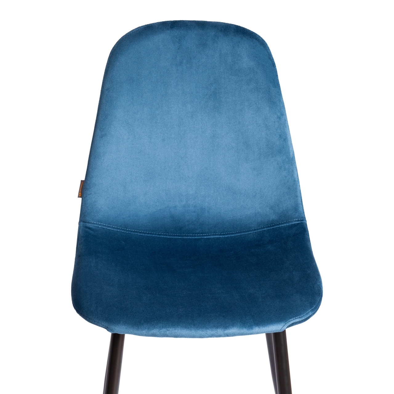 Стул BREEZE (mod. JSC-58) Велюр/металл , 44 х 53 х 86 см, Blue (синий) HLR63 / черный