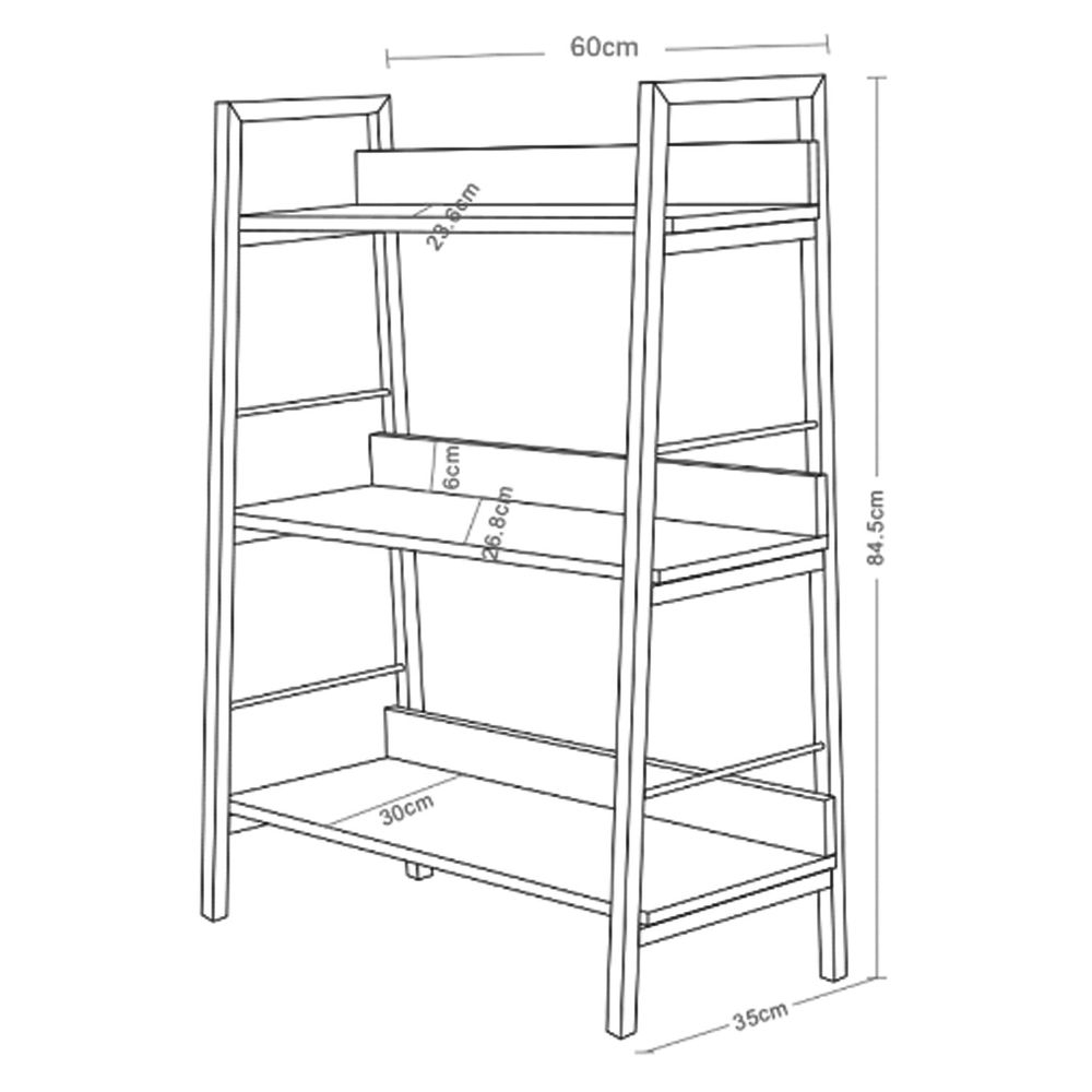 Стеллаж на металлокаркасе BRABIX LOFT SH-002 Мореный дуб