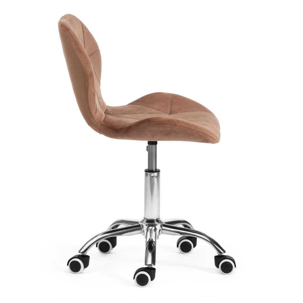 Офисное кресло Recaro (mod.007) / 1 шт. в упаковке металл, вельвет, 45x74+10см, коричневый (HLR11)