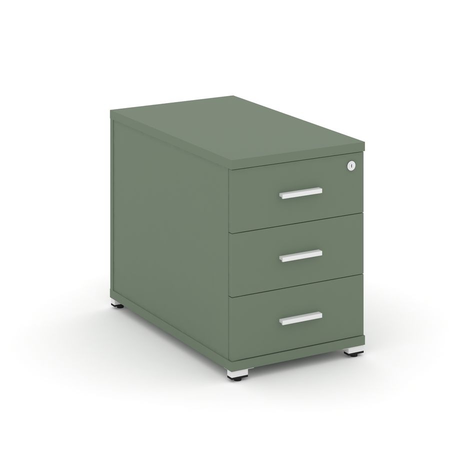 Тумба опорная приставная с 3-мя ящиками CONCEPT CN.TGO-001 B/W Кобо Белый