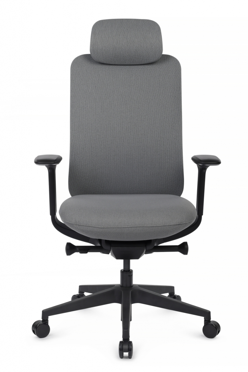 Кресло Antler EAN-001A Черный пластик/Серый