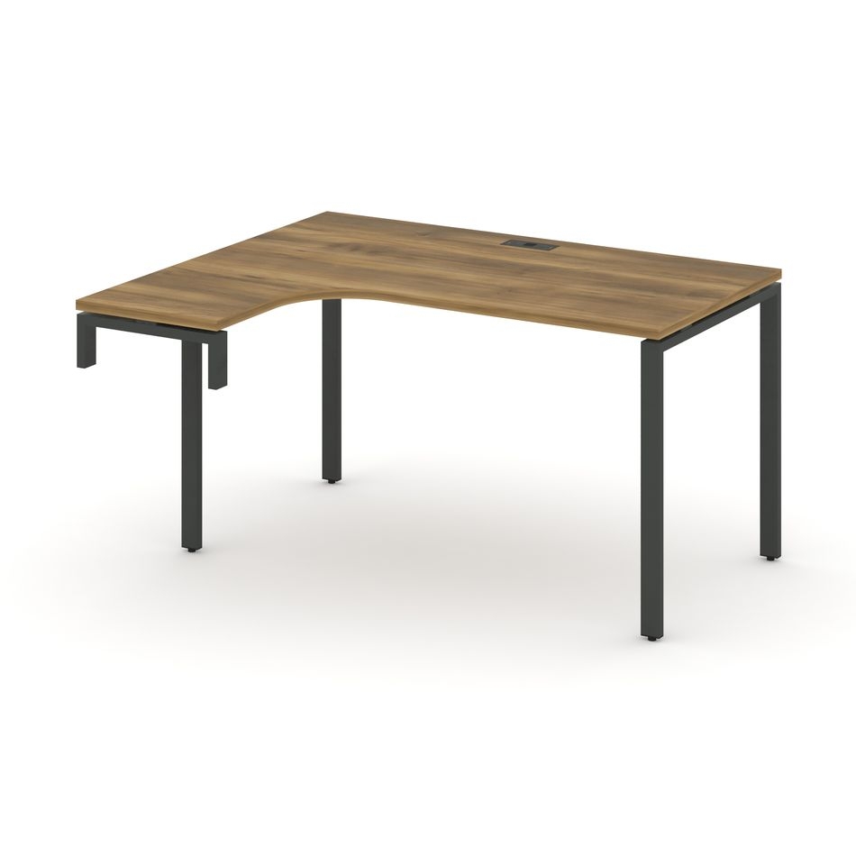 Стол-надставка на опорную тумбу (левый) CONCEPT CN.OSAN-002(L) Сандал Янтарный Антрацит