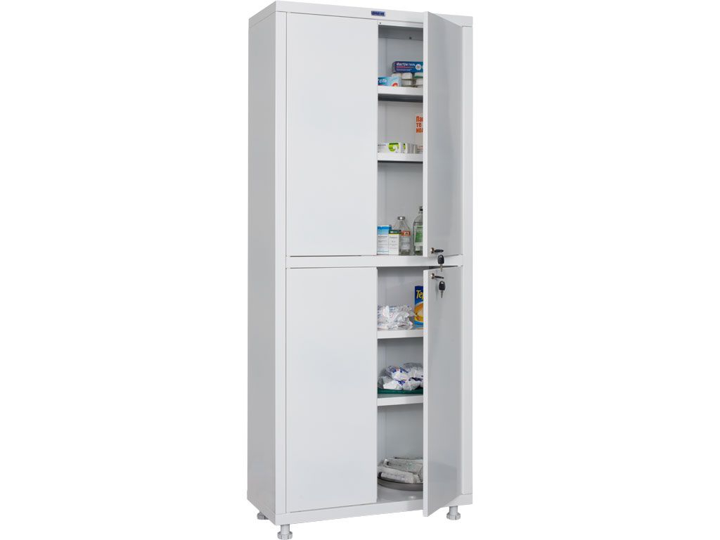 Медицинский шкаф металлический HILFE MD 2 1670/SS