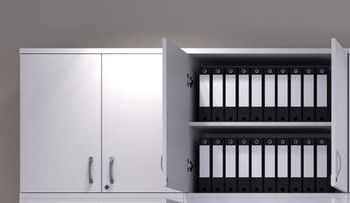Каркас шкафа низкий/антресоль Reception Steel 11400 Белый