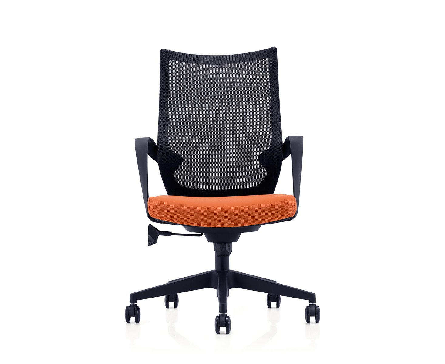 Кресло офисное Спэйс LB Черный/Оранжевый