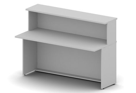 Ресепшен прямой 100 Reception Steel 15100 Белый