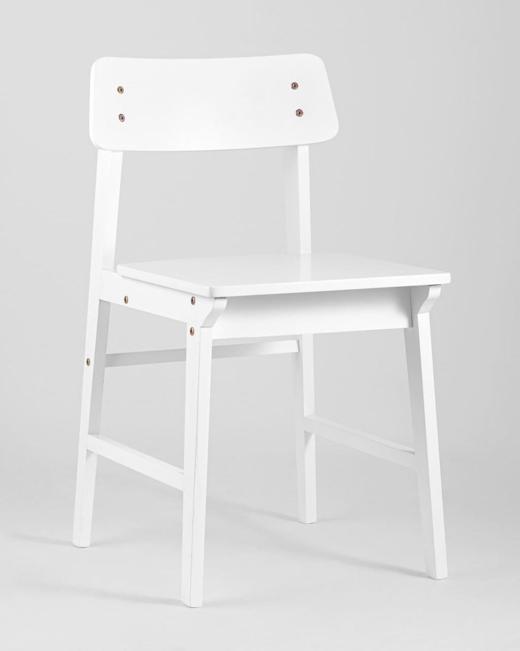 Стул ODEN WOOD x2 из массива гевеи Белый