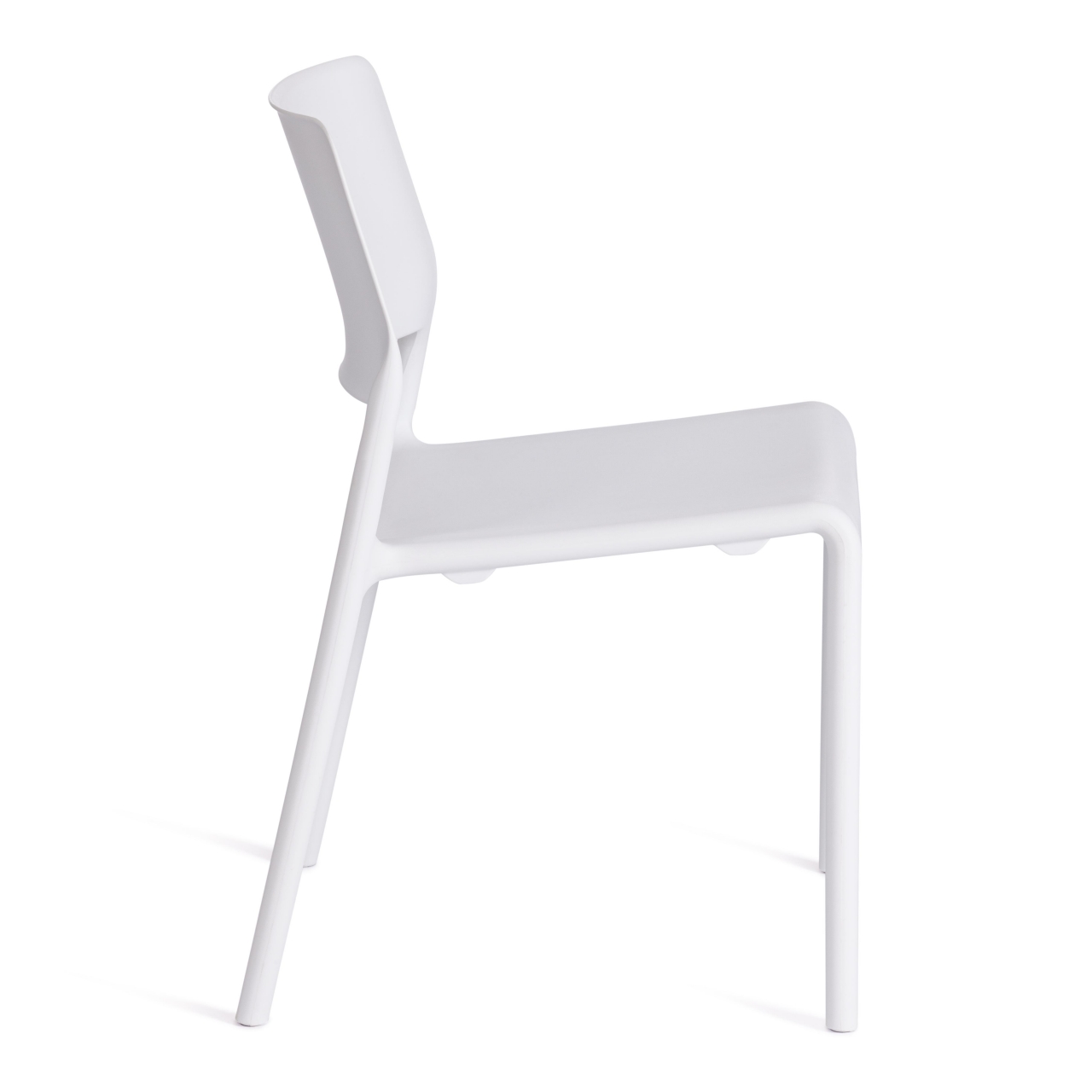 Стул FURDI (mod. 53) пластик, 48 х 55.5 х 77.5 см, White (Белый)