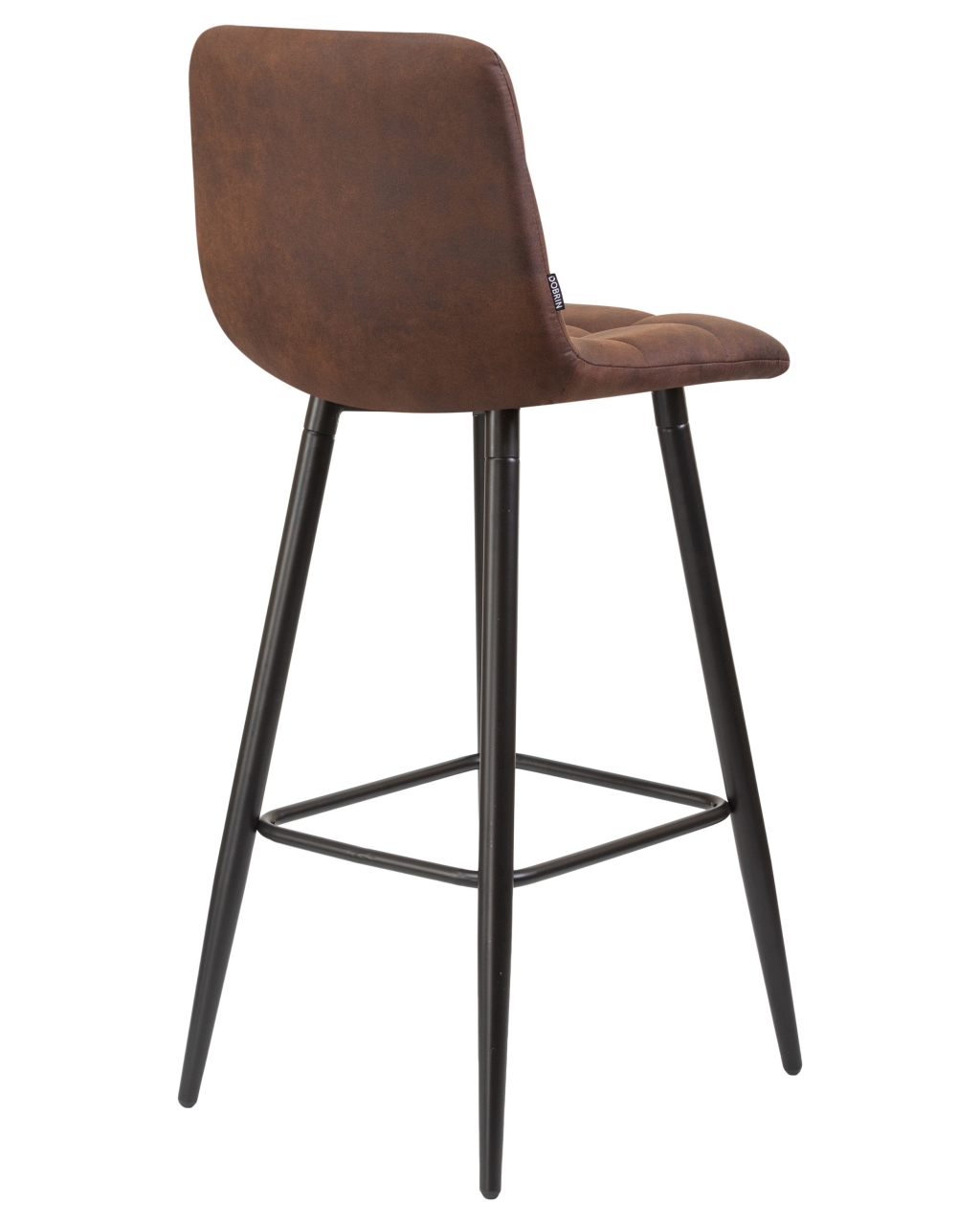 Стул барный DOBRIN NICOLE Коричневая микрофибра PK-03