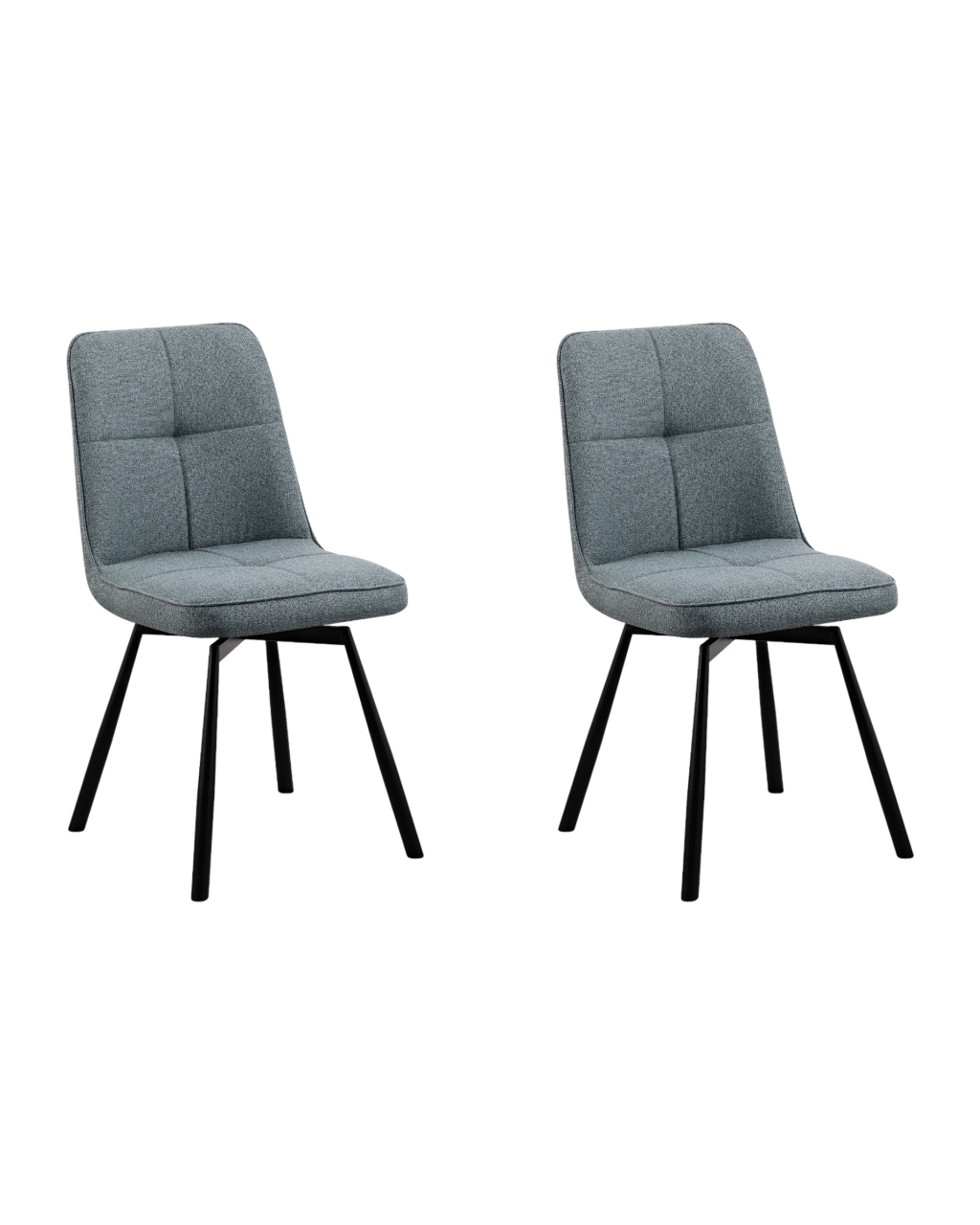 Стул Boun вращающийся зеленый 2 шт.