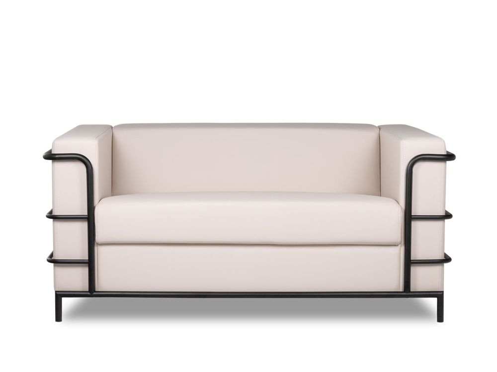 Диван двухместный Аполло 2.0 (2Д) Кремово-белый Euroline 907