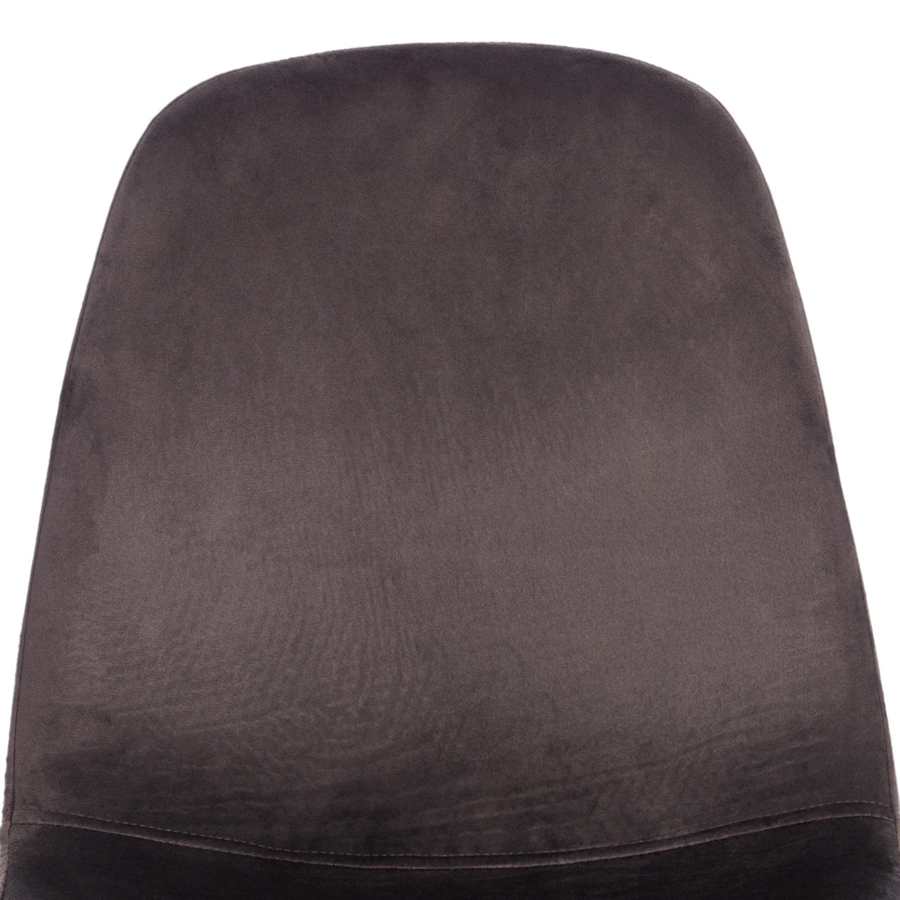 Стул BREEZE (mod. 4724) вельвет/металл, 44 х 53 х 87 см, Light grey (светло-серый) HLR24 / черный