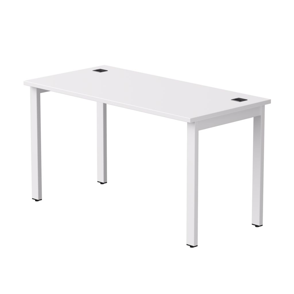 Стол прямой на металлокаркасе, опоры 90 гр Everprof EVO 254S007 Белый