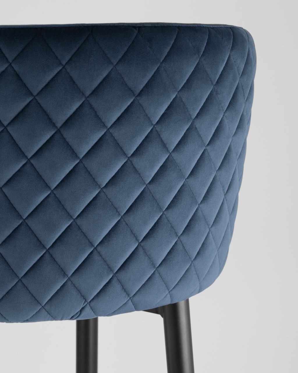 Барный стул Оскар велюр Сине-зеленый