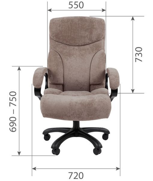 Офисное кресло CHAIRMAN ДОМ (Home) 401 Темно-бежевый