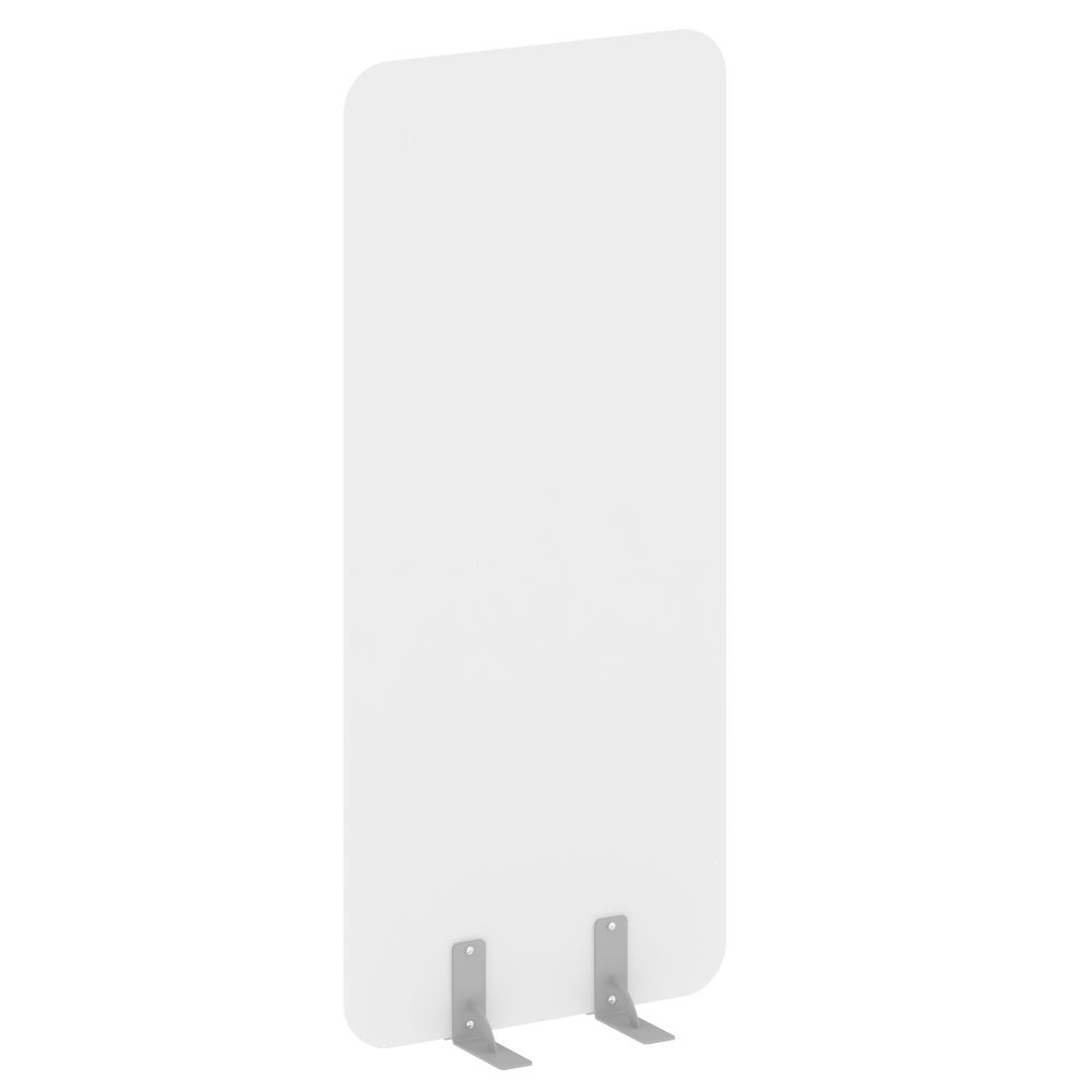 Перегородки на металлических опорах на фетровых подпятниках R-line DP.F-80-180 Белый Бриллиант