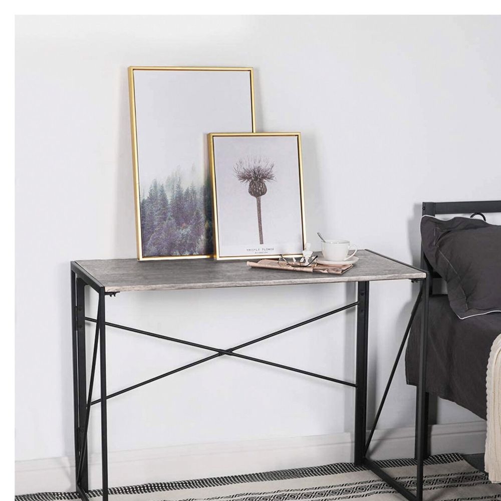 Стол на металлокаркасе BRABIX LOFT CD-002 Дуб антик