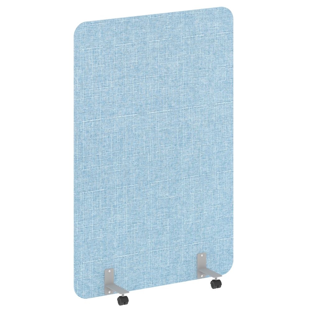 Перегородка на металлических опорах, на роликах R-line soft AP.R-120-180 Romeo-09