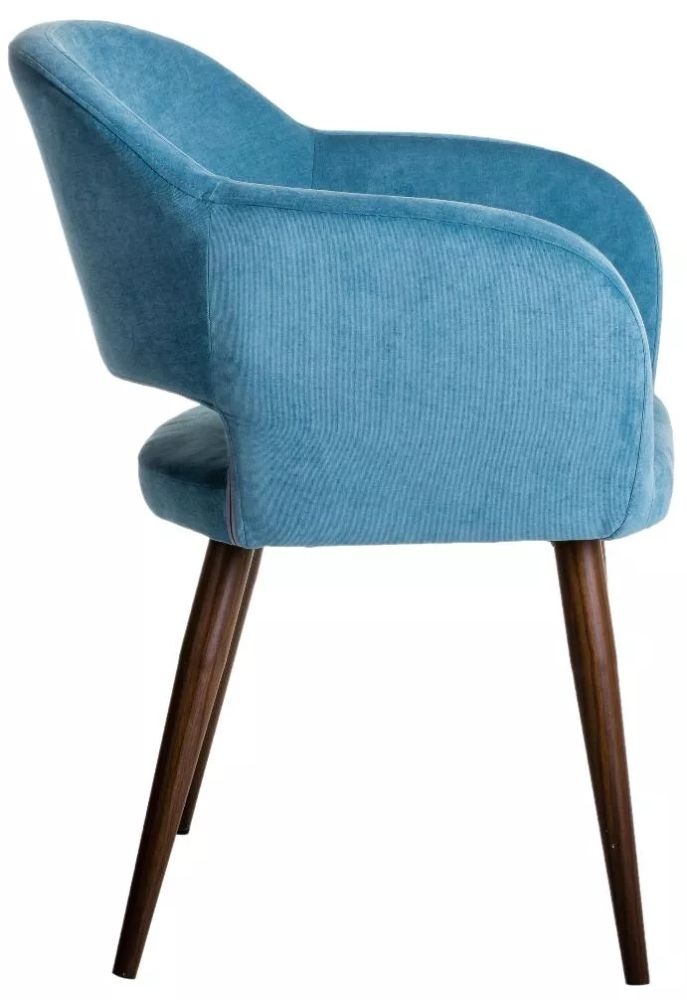 Стул Oscar Блю/Темный Орех