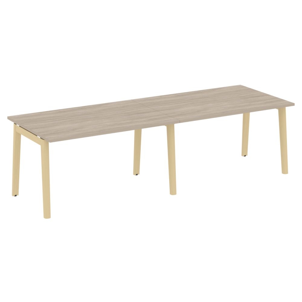Стол переговорный (2 столешницы) ONIX WOOD OW.PRG-2.3 Дуб Аттик/Светлый