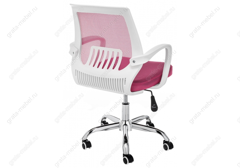 Компьютерное кресло Ergoplus белое / розовое