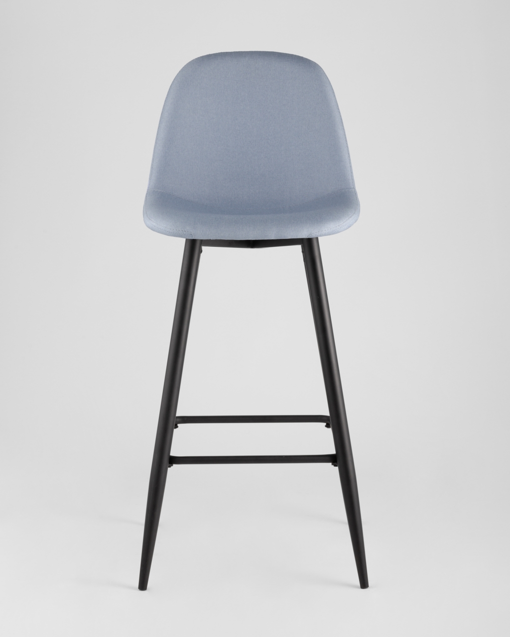 Барный стул Валенсия с удобной спинкой Голубой