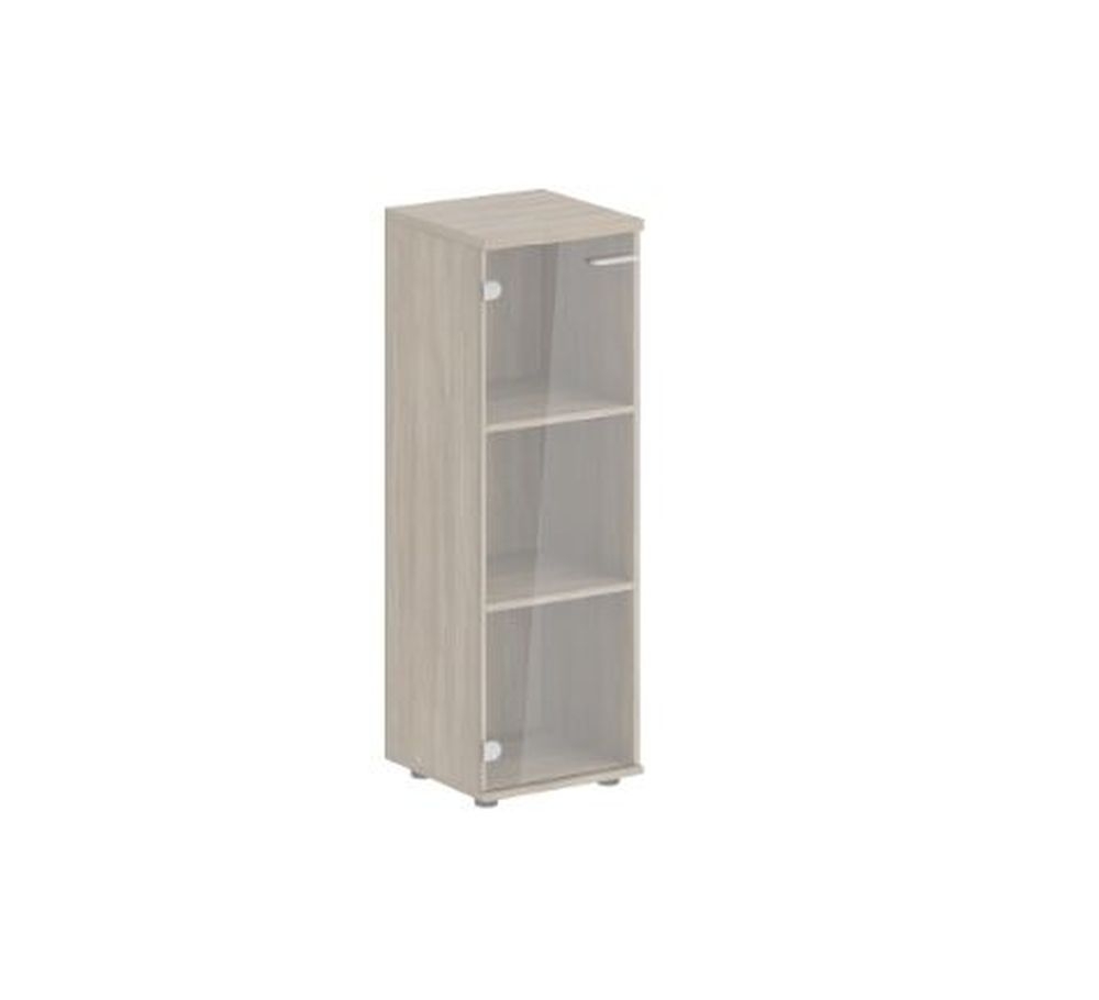 Шкаф средний со стеклом Sigma SG.814.OD.GL Дуб темный