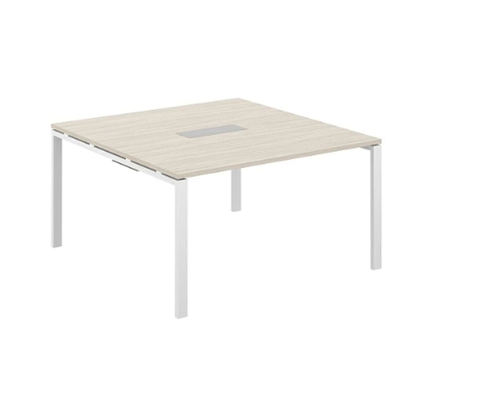 Стол переговорный Sigma SG.272.OL.63.WH Дуб светлый Белый