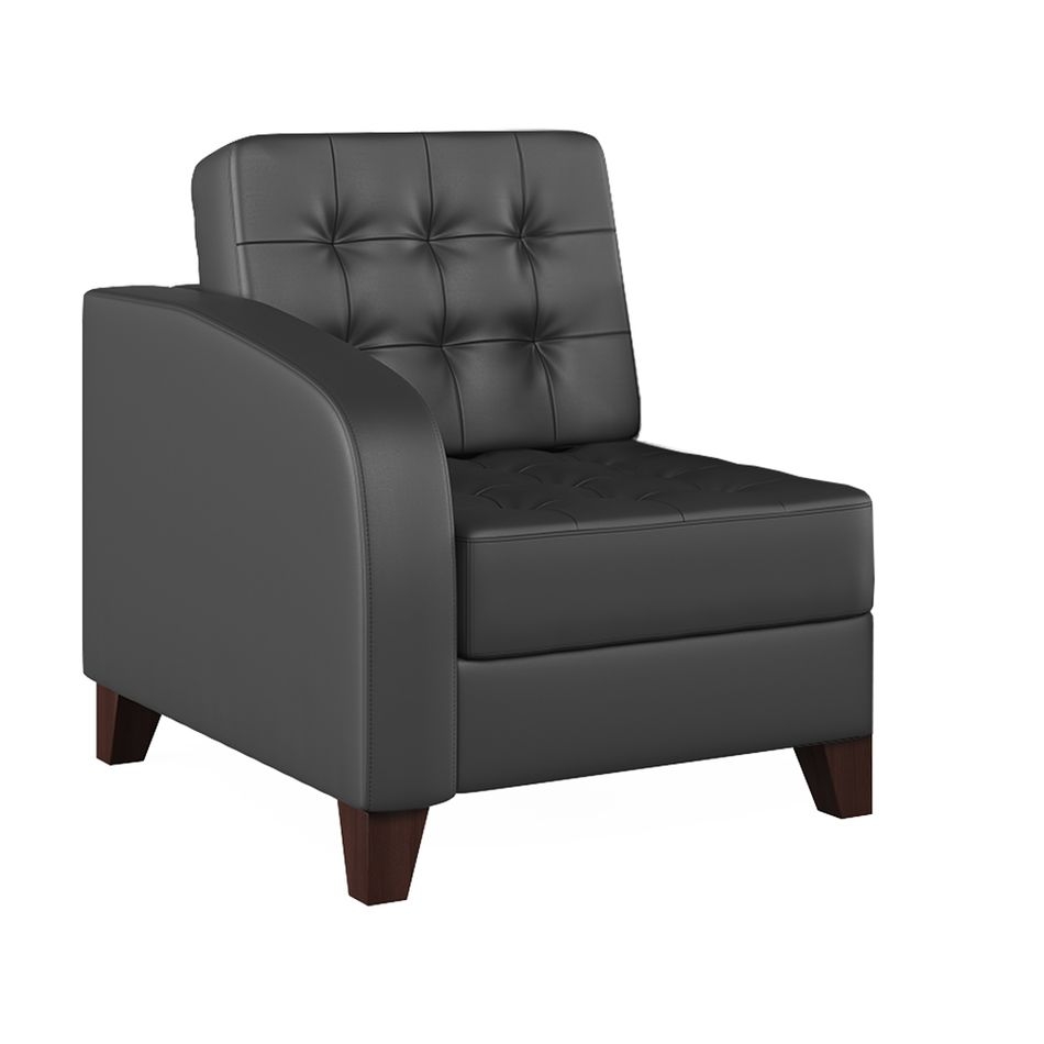 Секция 1-местная левая BASEL BSL32151001 Черная