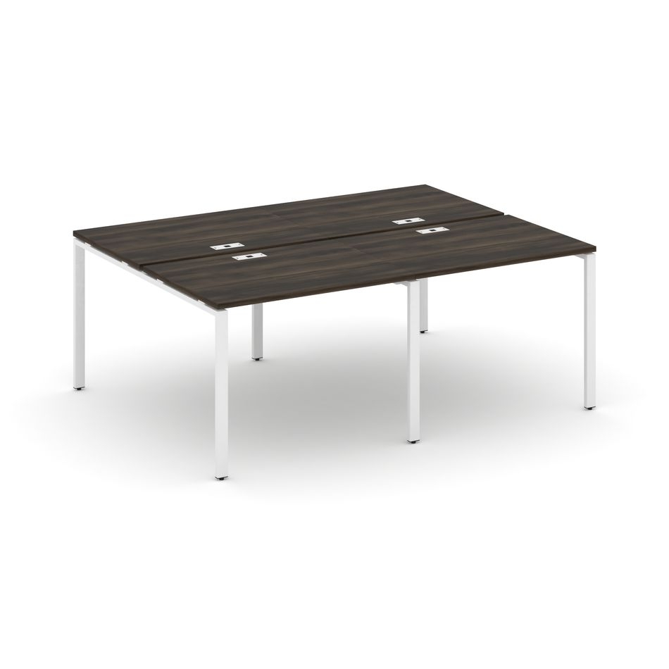 Рабочая станция двухсторонняя на 4 места CONCEPT CN.DRS-005 Дуб Мали Белый