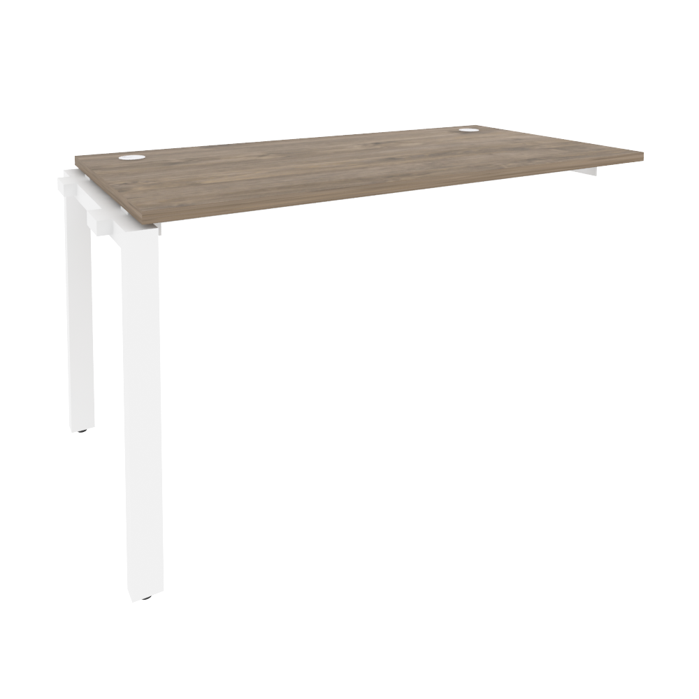 Наборный элемент рабочей станции на П-образном м/к ONIX O.MP-1.NRS-3.7 Тиквуд Темный/Белый