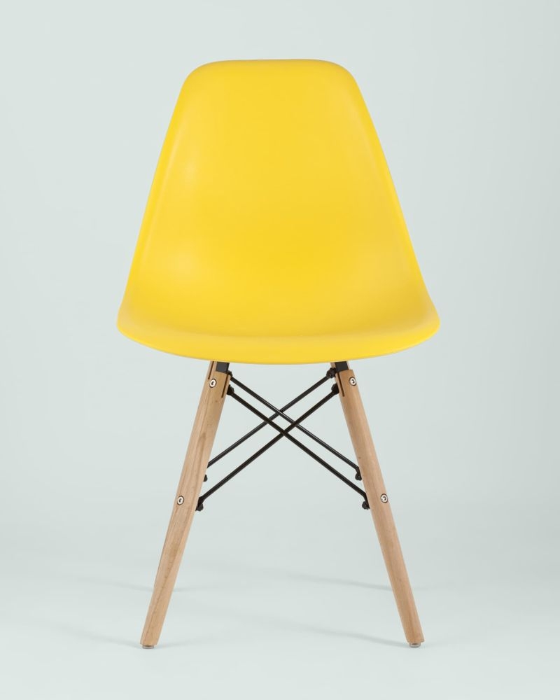 Стул Еамес Стйле ДСВ желтый 4 шт. комплект (разборный каркас) / Eames Style DSW