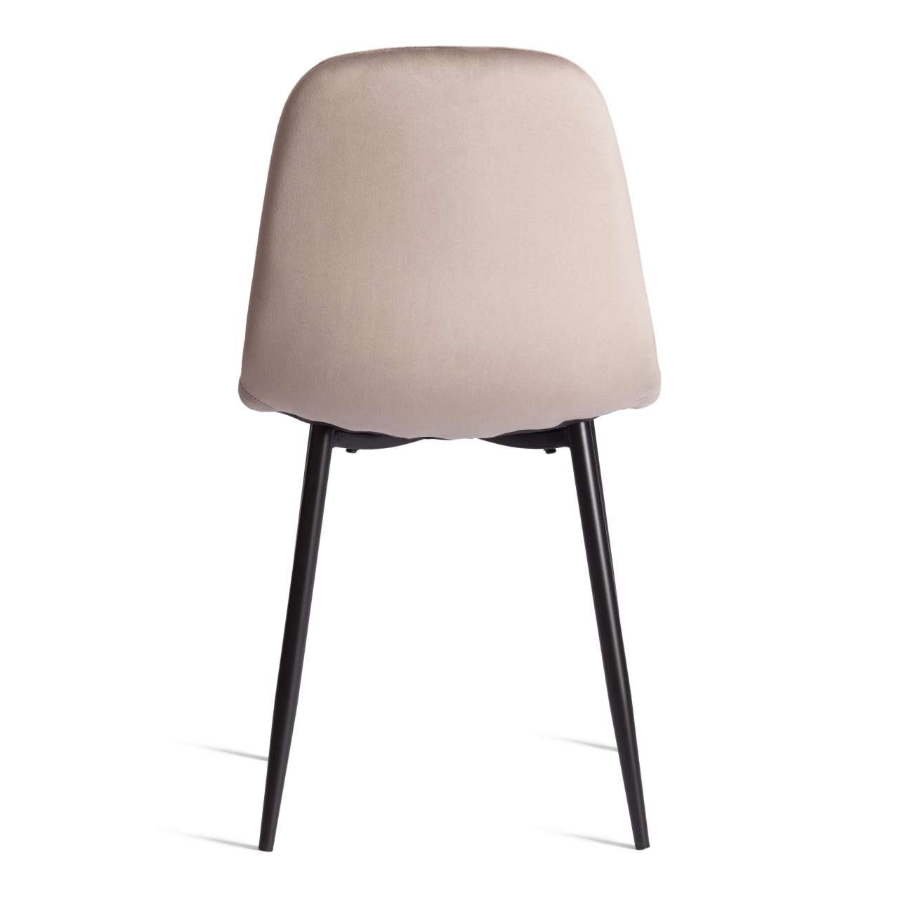 Стул BREEZE (mod. 4724) Велюр/металл , 44 х 53 х 87 см, Coffee (кофейный) HLR9 / черный