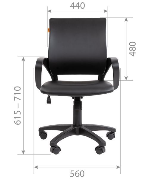 Кресло оператора CHAIRMAN 696 ЭКО Серый