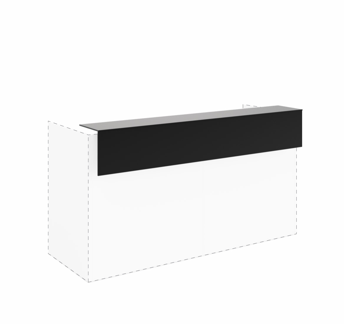 Factory Cotto Топ L200 Черное стекло