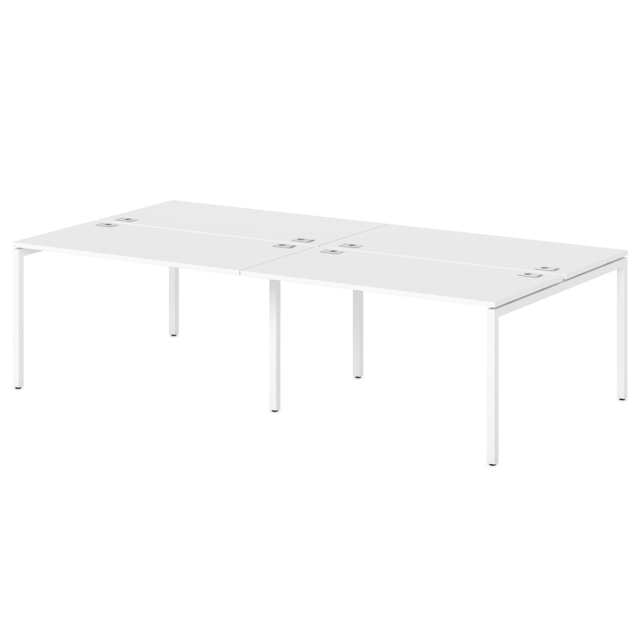 Бенч-система на 4 рабочих места Sentida S-148 Белый