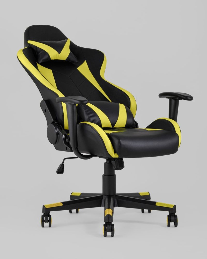 Геймерское кресло ТопЧаирс Галлардо Желтый / TopChairs Gallardo