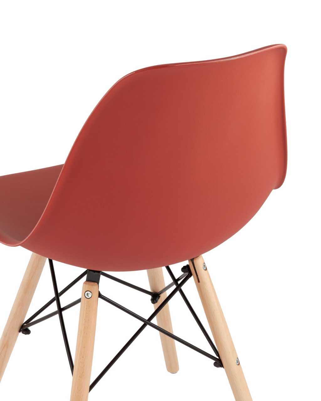 Стул Eames Style DSW терракотовый (разборный каркас)