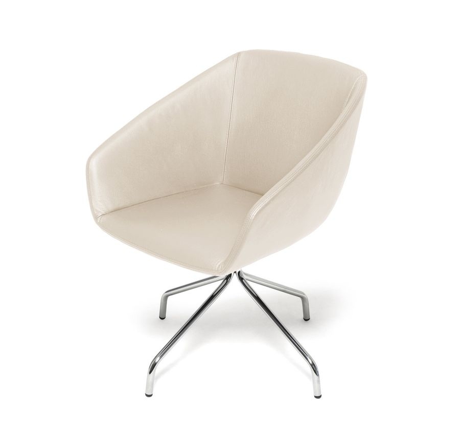 Кресло для посетителя АЛМА П10 Иворй 22042 / ALMA P10 Ivory