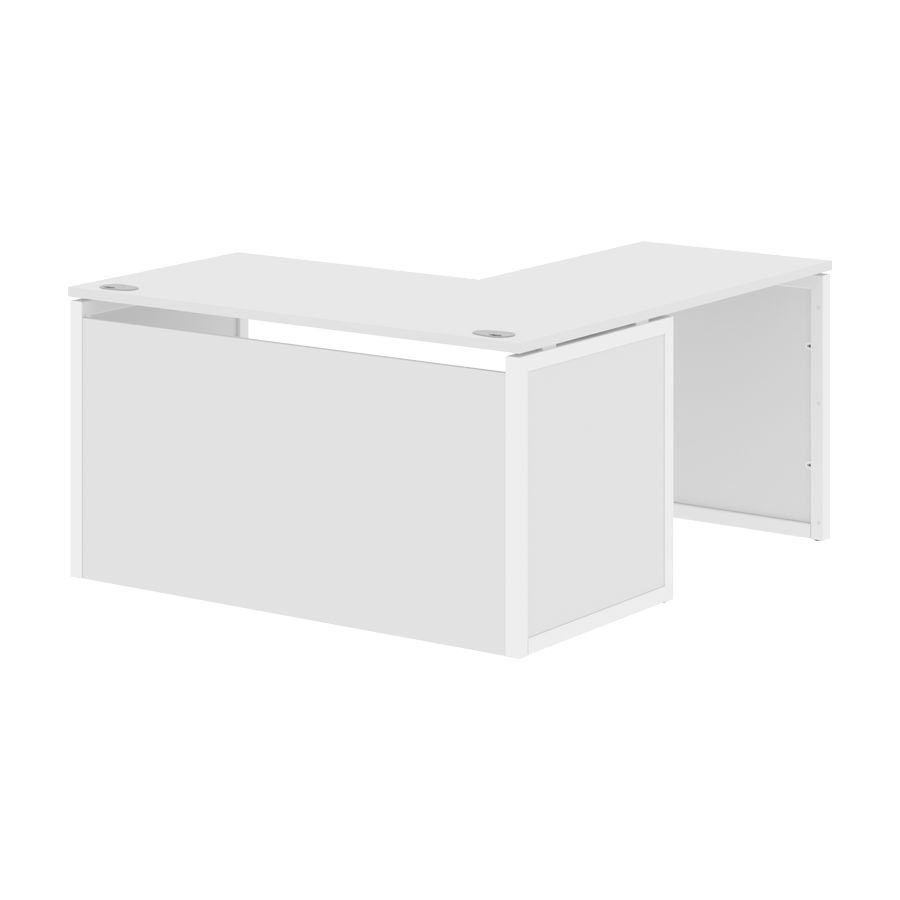 Стол письменный угловой левый XTEN-QP XQPCT 1415H L Белый