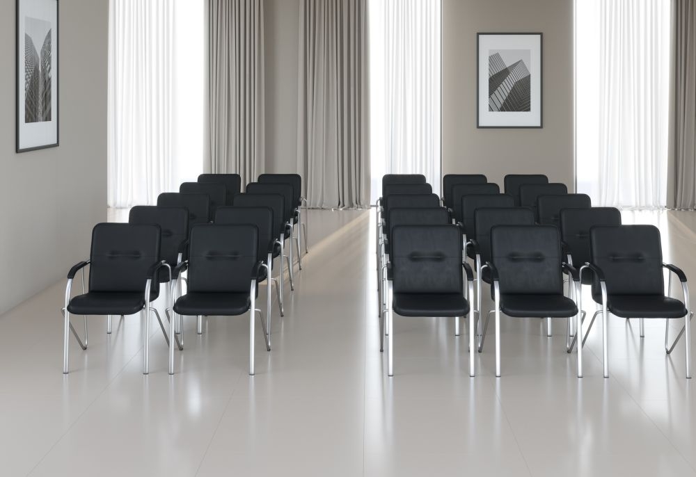 Кресло посетителя CHAIRMAN 850 Н (N) (комплект из 6 шт) Черный