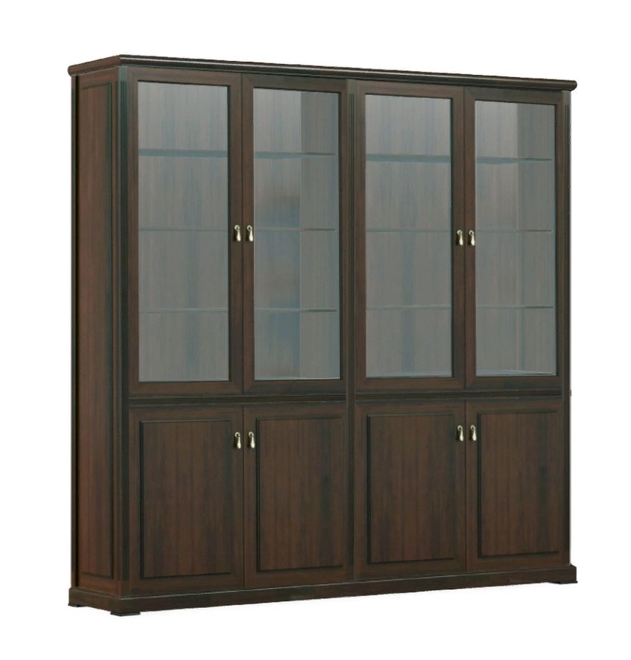 Шкаф для бумаг 4 створки MINISTRY Композиция 9 Южный орех