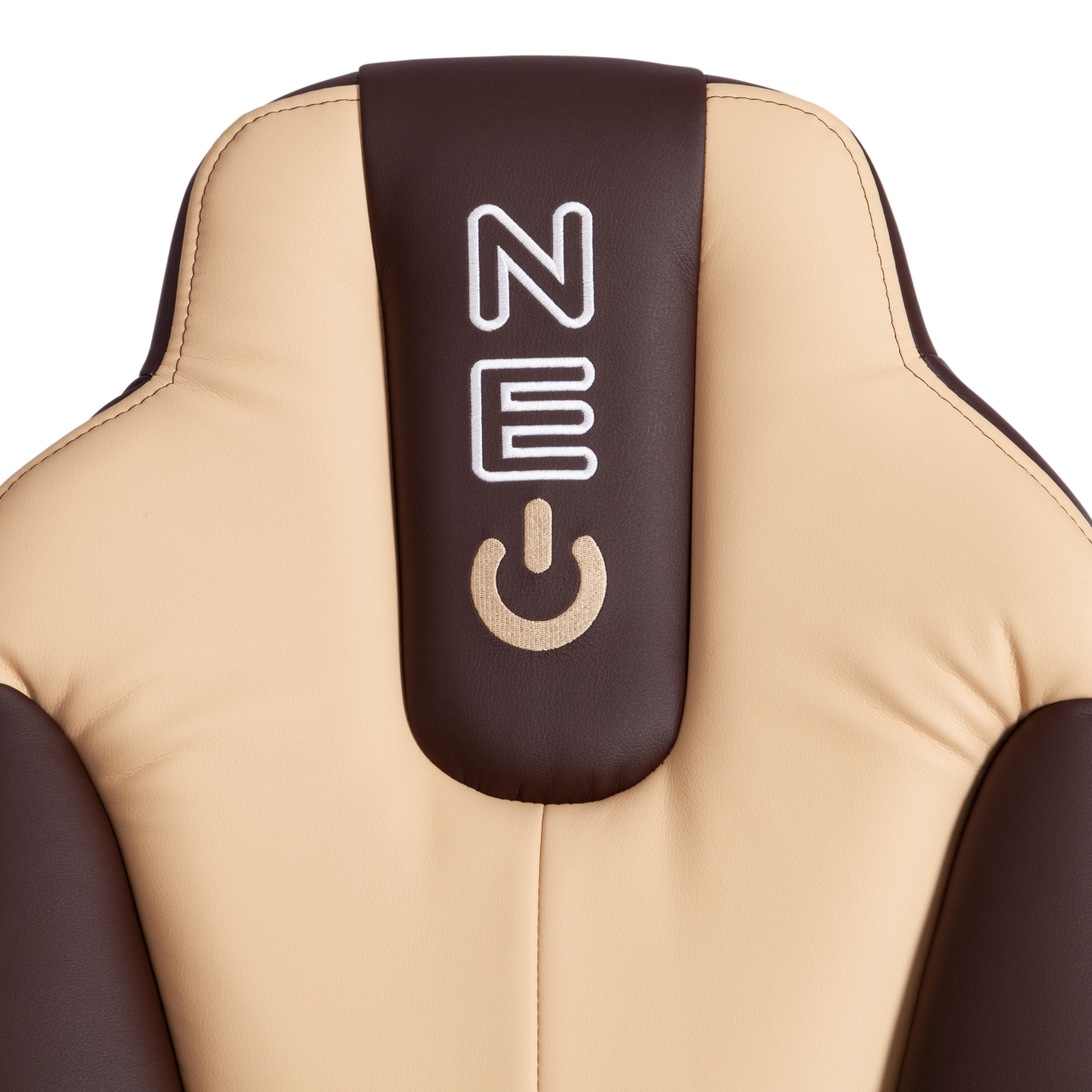 Кресло NEO 2 (22) экокожа Коричневый/бежевый 36-36/36-34