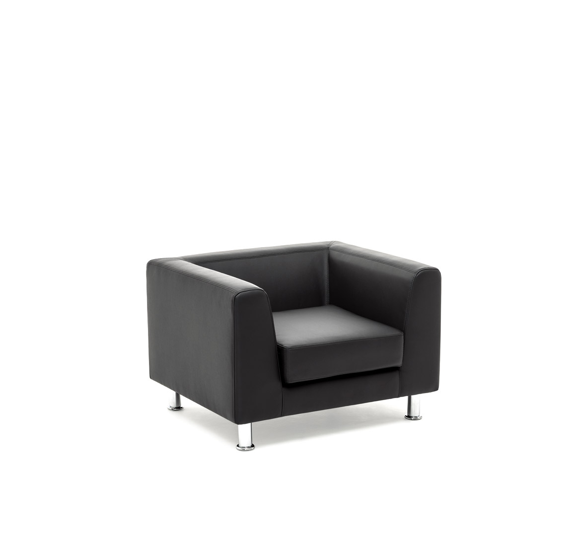 EVA Кресло иск.кожа, металл EVA 1 Dollaro 501 black
