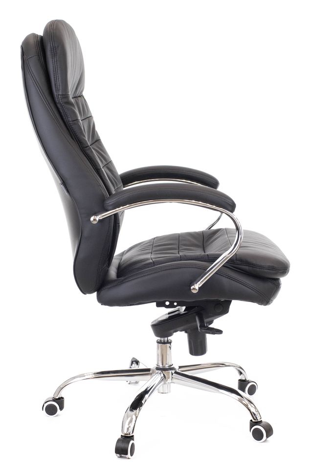 Кресло для руководителя Everprof Valencia M Кожа Черный