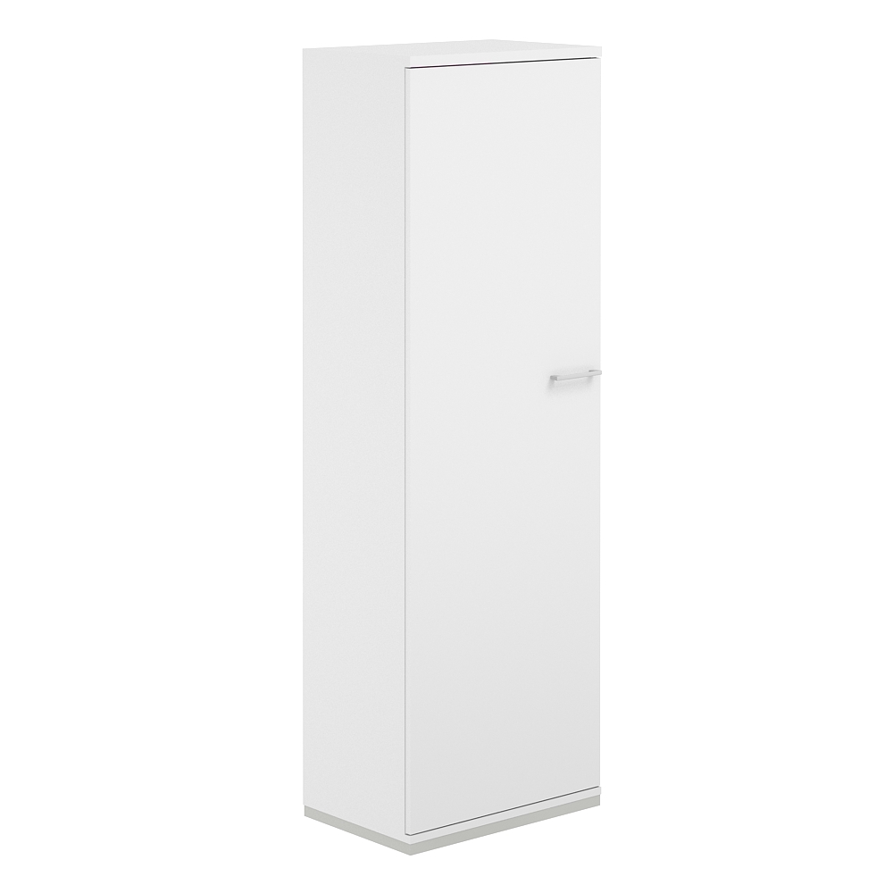 Гардероб 600х400х1833 АГ.223.ВХ.ВХ.ВХ.Л / AG.223.WH.WH.WH.L